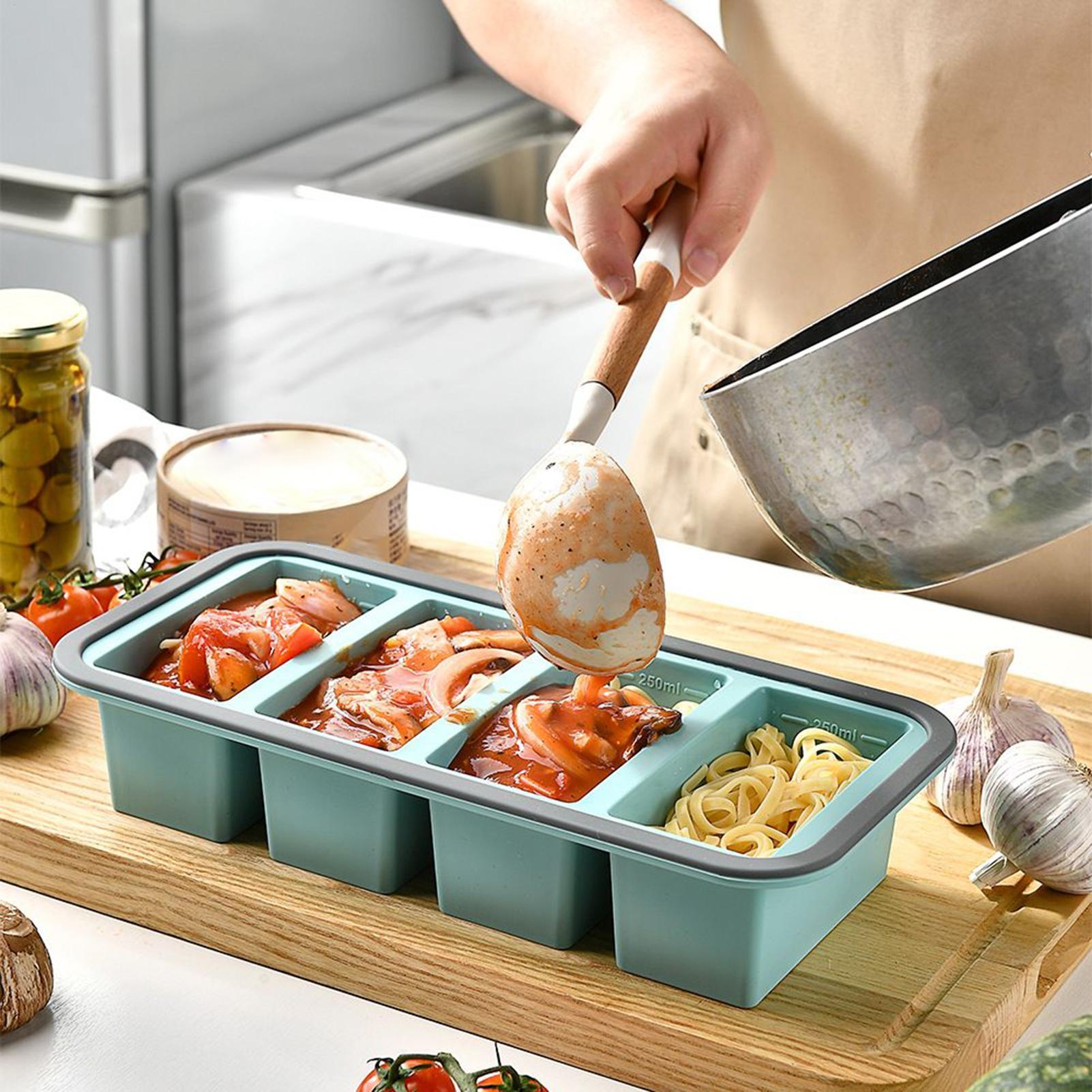 Silicone Freezer Tray Mold wit - Meal Prep Menu recensie en prijs