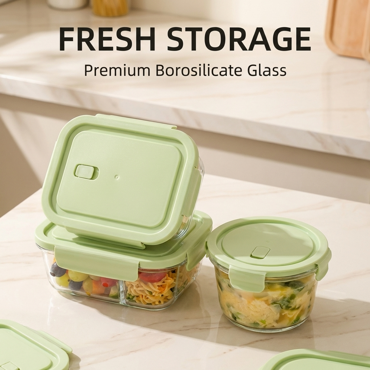 High Borosilicate Glass Lunch  - Meal Prep Glass Containers Oven Safe recensie en prijs