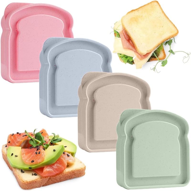 1/4pcs Sandwich Container Lunc - Meal Prep Lunch Boxes recensie en prijs