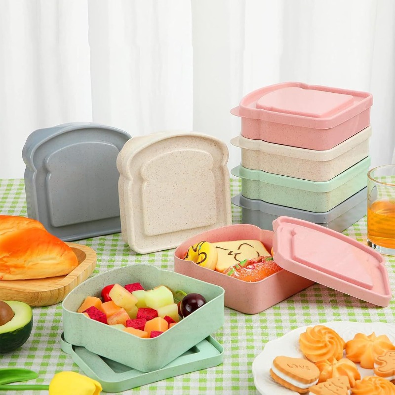 1/4pcs Sandwich Container Lunc - Meal Prep Lunch Boxes recensie en prijs