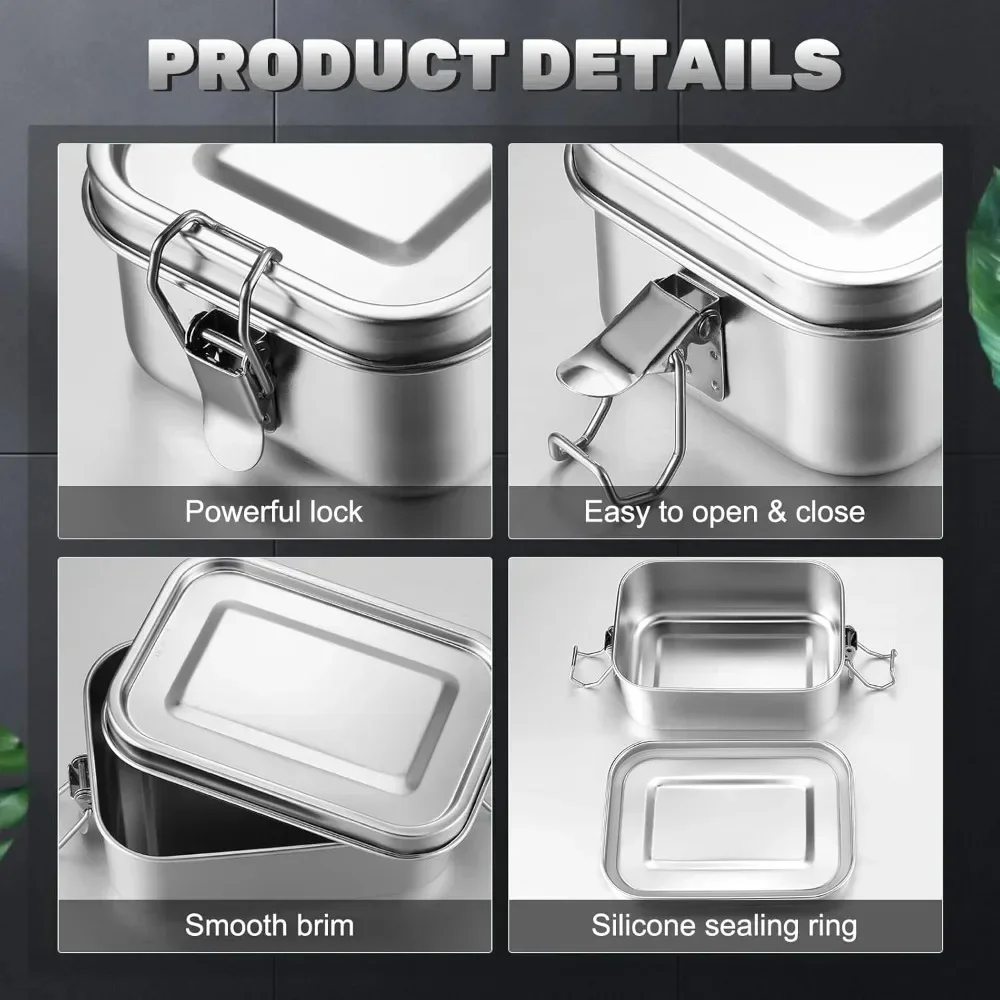 Stainless Steel Lunch Box for  - Meal Prep Lunch Boxes recensie en prijs