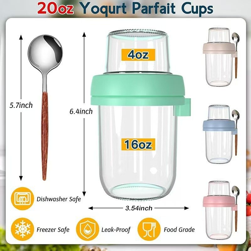 Overnight Oats Containers with - Meal Prep Oatmeal Jars recensie en prijs