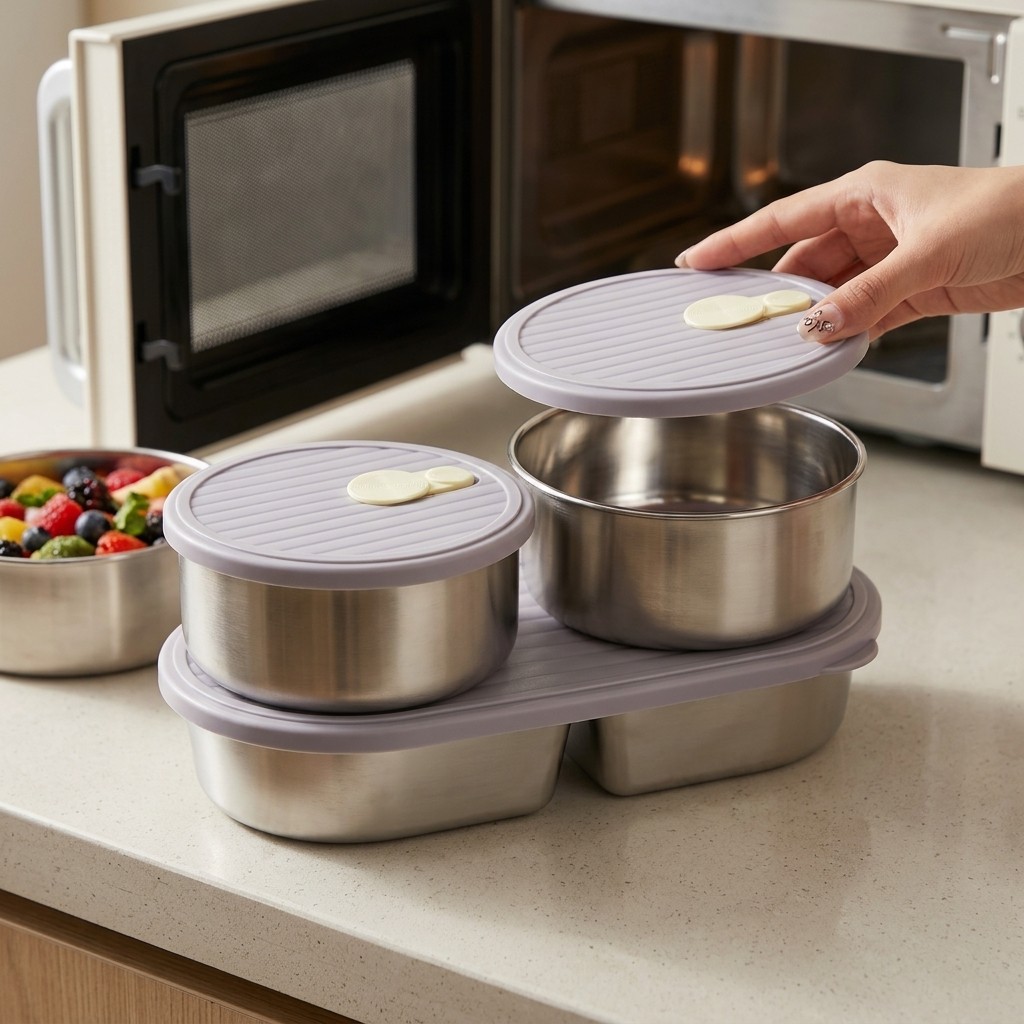 Microwavable 304 Stainless Ste - Meal Prep Lunch Boxes recensie en prijs