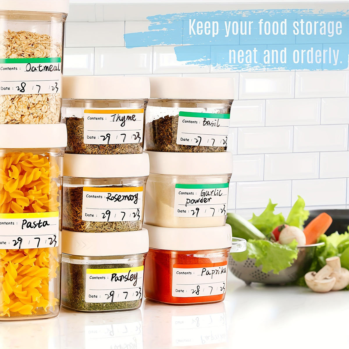 100Pcs Freezer Labels Easy Pee - Meal Prep Frozen recensie en prijs