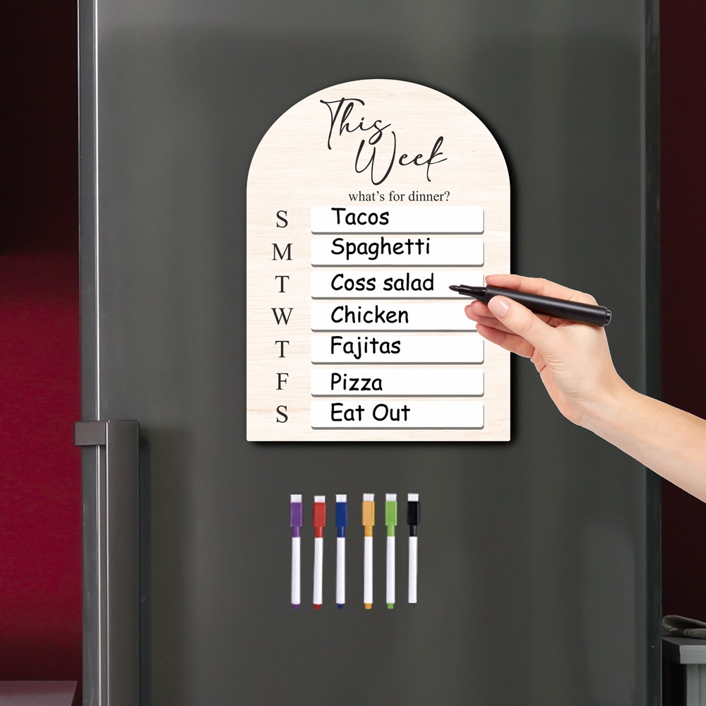 Practical Magnetic Fridge Meal - Meal Prep Menu recensie en prijs