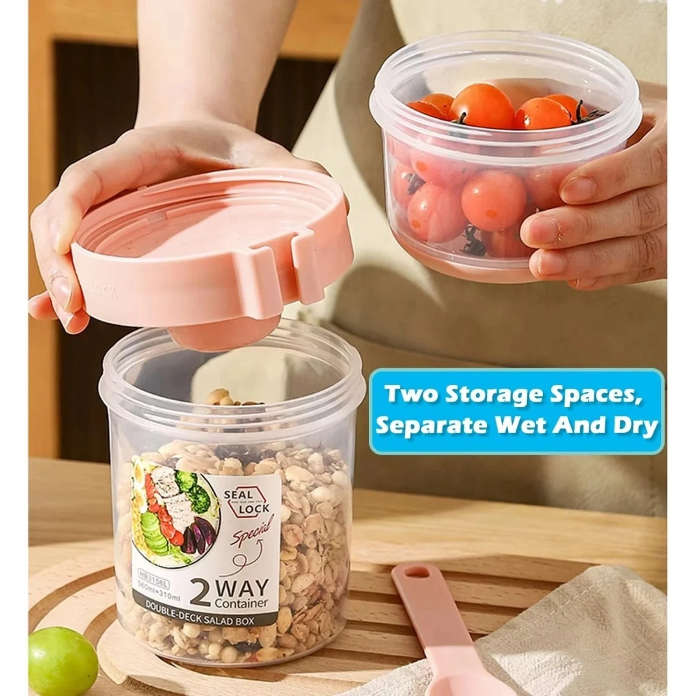 Portable Salad Cup Breakfast C - Meal Prep Oatmeal Jars recensie en prijs