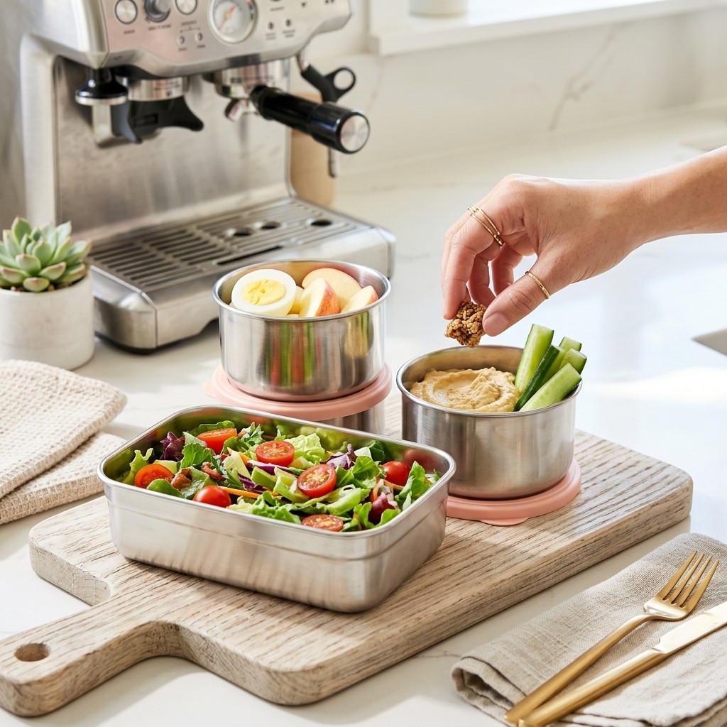 Microwave Safe 304 Stainless S - Meal Prep Lunch Boxes recensie en prijs