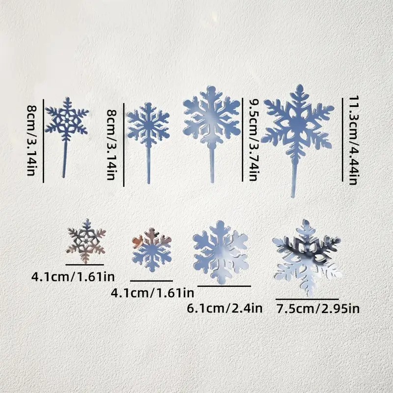 16pcs Snowflake Cupcake Topper - Meal Prep Frozen recensie en prijs