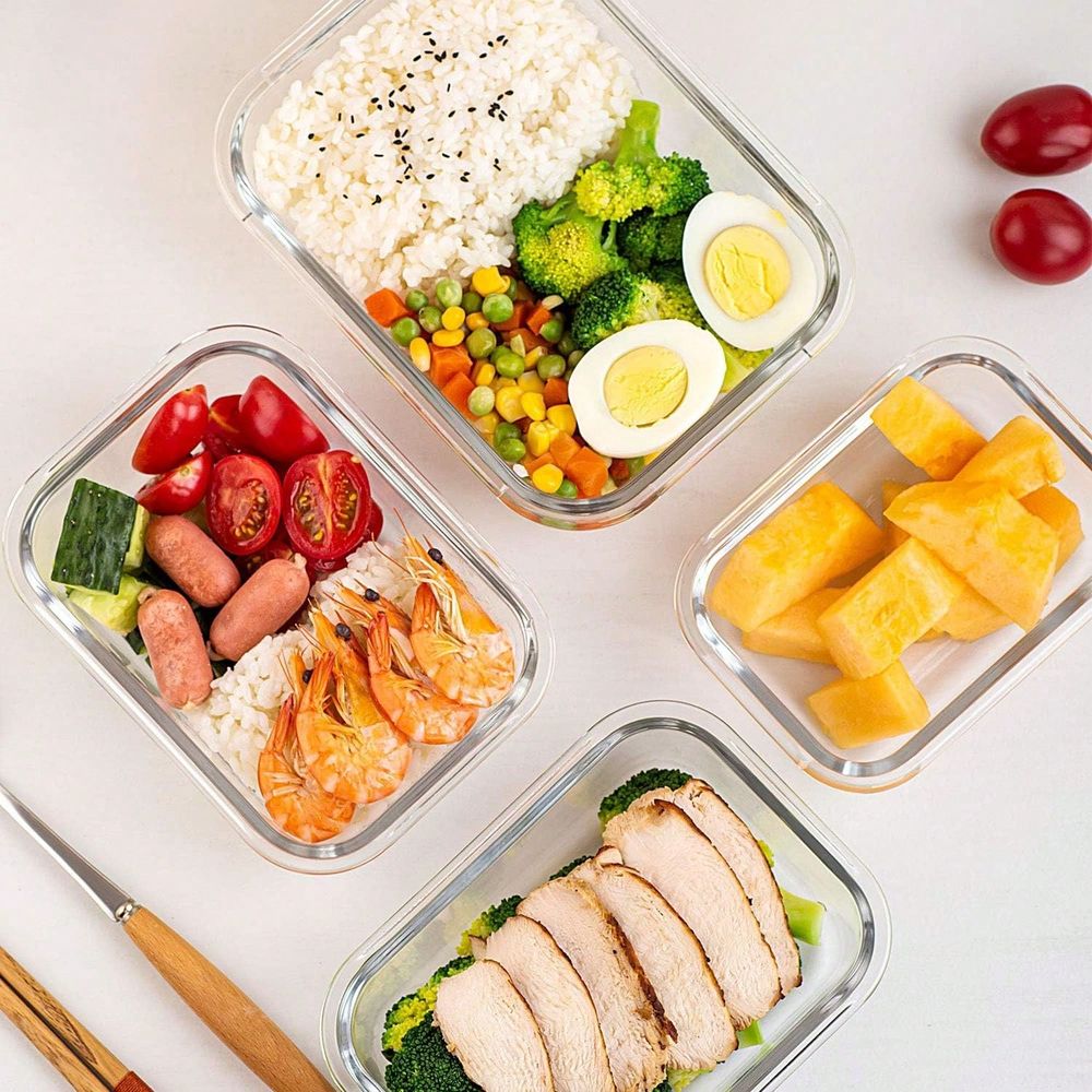 10 Packs Glass Meal Prep Conta - Meal Prep Menu recensie en prijs