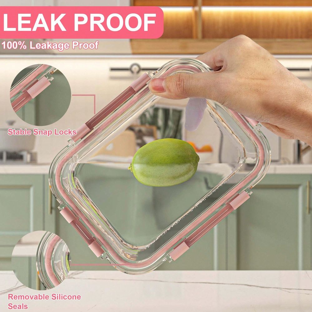 10 Packs Glass Meal Prep Conta - Meal Prep Menu recensie en prijs