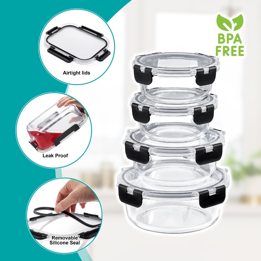 12pc Glass Meal Prep Container - Meal Prep Glass Containers With Lids recensie en prijs