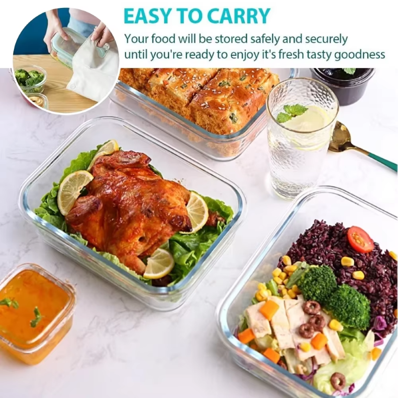 Large Capacity Glass Food Pres - Meal Prep Glass Containers Oven Safe recensie en prijs