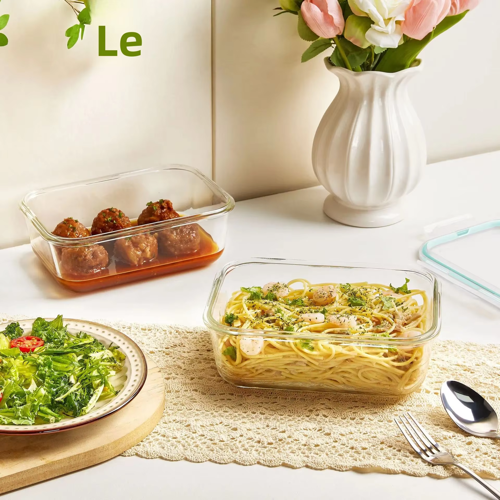 Large Capacity Glass Food Pres - Meal Prep Glass Containers Oven Safe recensie en prijs