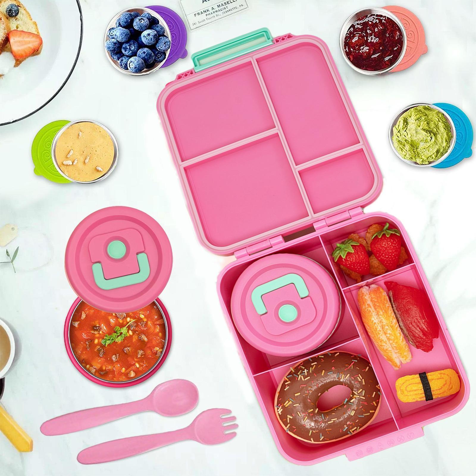 Kids Bento Lunch Box with 4 Co - Meal Prep Lunch Boxes recensie en prijs