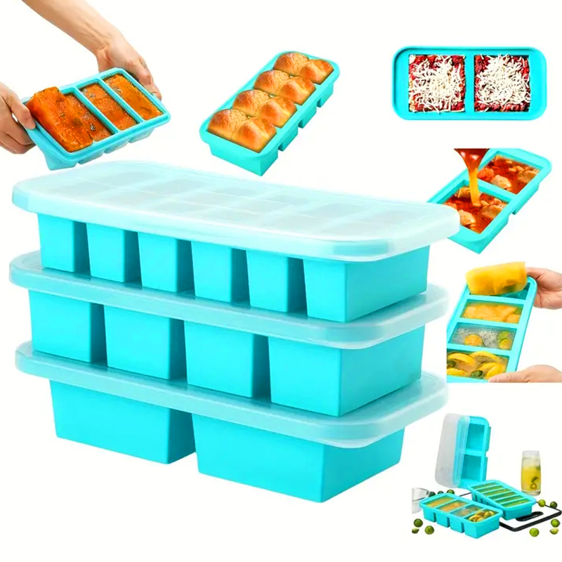 2 or 3-piece Silicone Freezer  - Meal Prep Menu recensie en prijs
