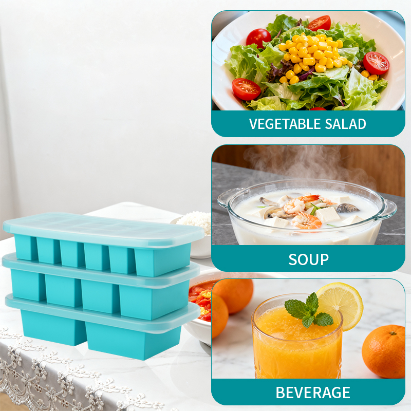 2 or 3-piece Silicone Freezer  - Meal Prep Menu recensie en prijs