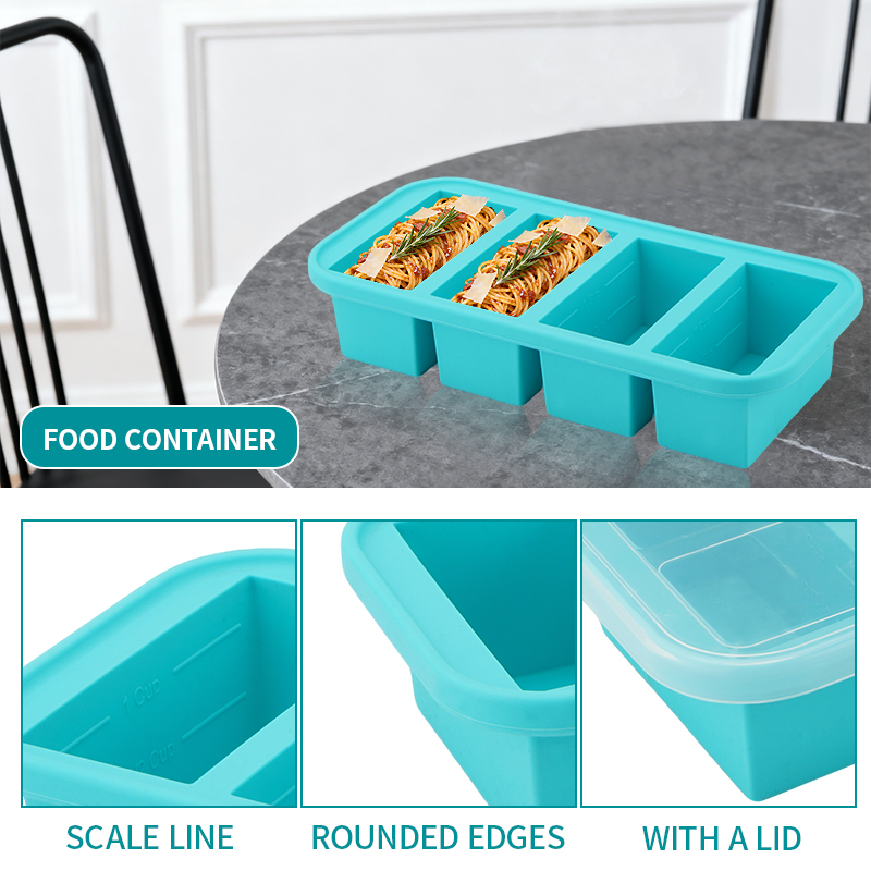 2 or 3-piece Silicone Freezer  - Meal Prep Menu recensie en prijs