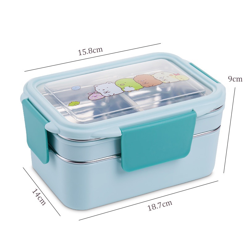 With Random Pattern Cartoon Lu - Meal Prep Lunch Boxes recensie en prijs