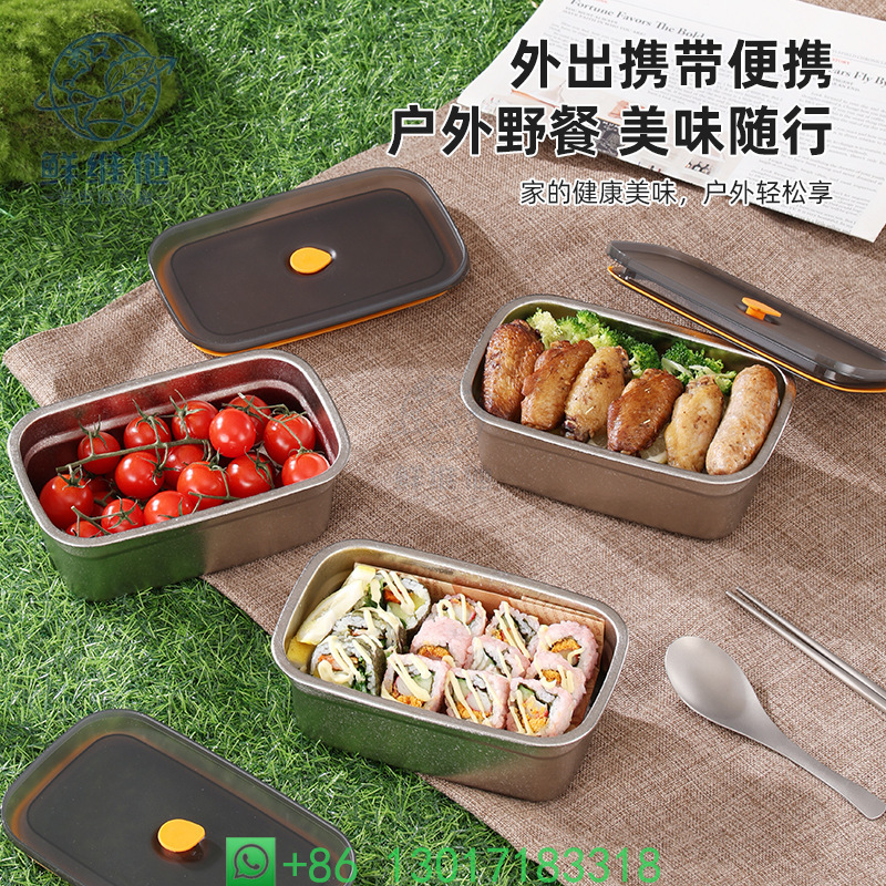 Pure Titanium Rectangular Food - Meal Prep Lunch Boxes recensie en prijs