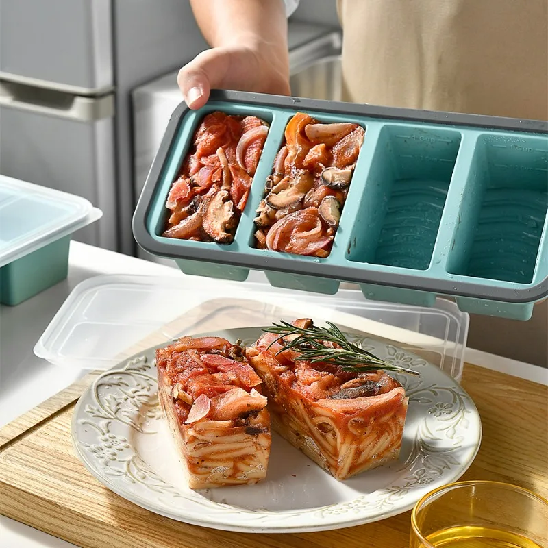 1pc Silicone Food Freezer Tray - Meal Prep Menu recensie en prijs