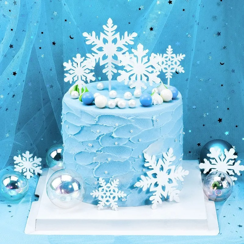 16pcs Snowflake Cupcake Topper - Meal Prep Frozen recensie en prijs