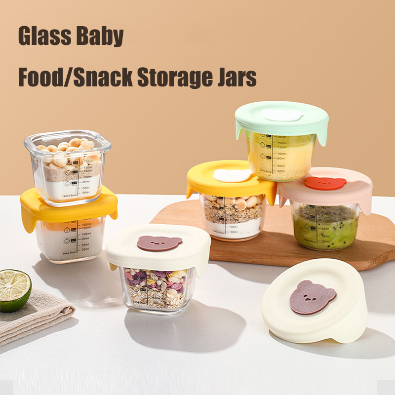 180ml Glass Baby Food Storage  - Meal Prep Glass Containers Oven Safe recensie en prijs