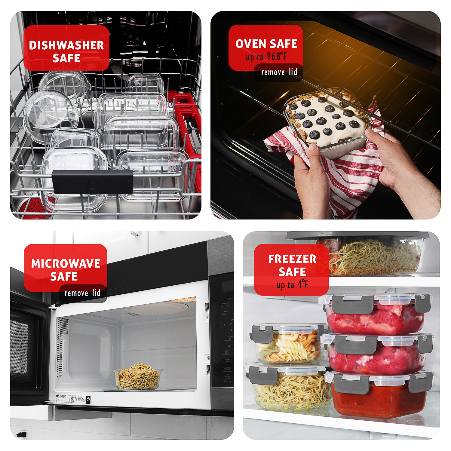 Glass Food Storage Containers  - Meal Prep Glass Containers Oven Safe recensie en prijs