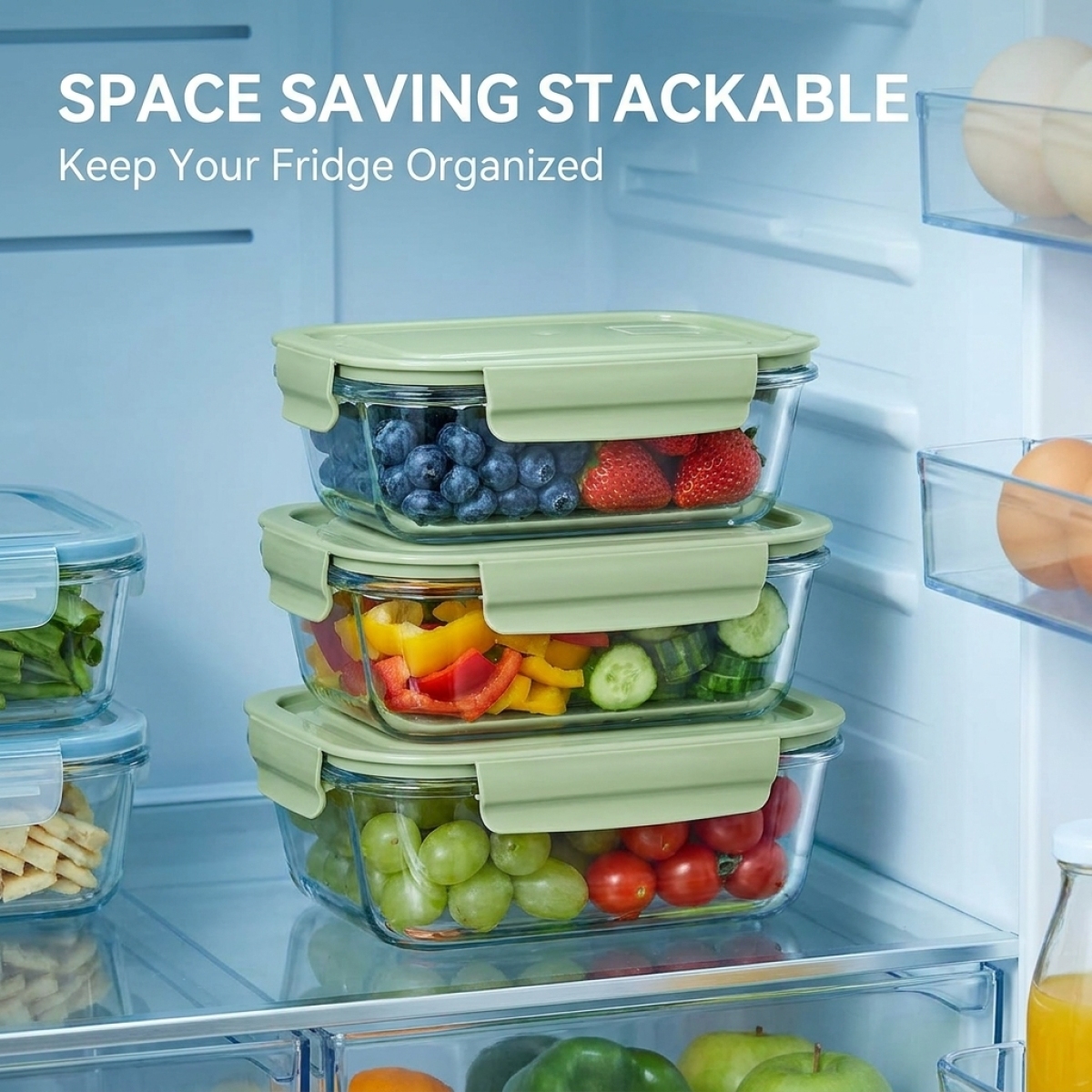 Borosilicate glass lunch box w - Meal Prep Glass Containers With Lids recensie en prijs
