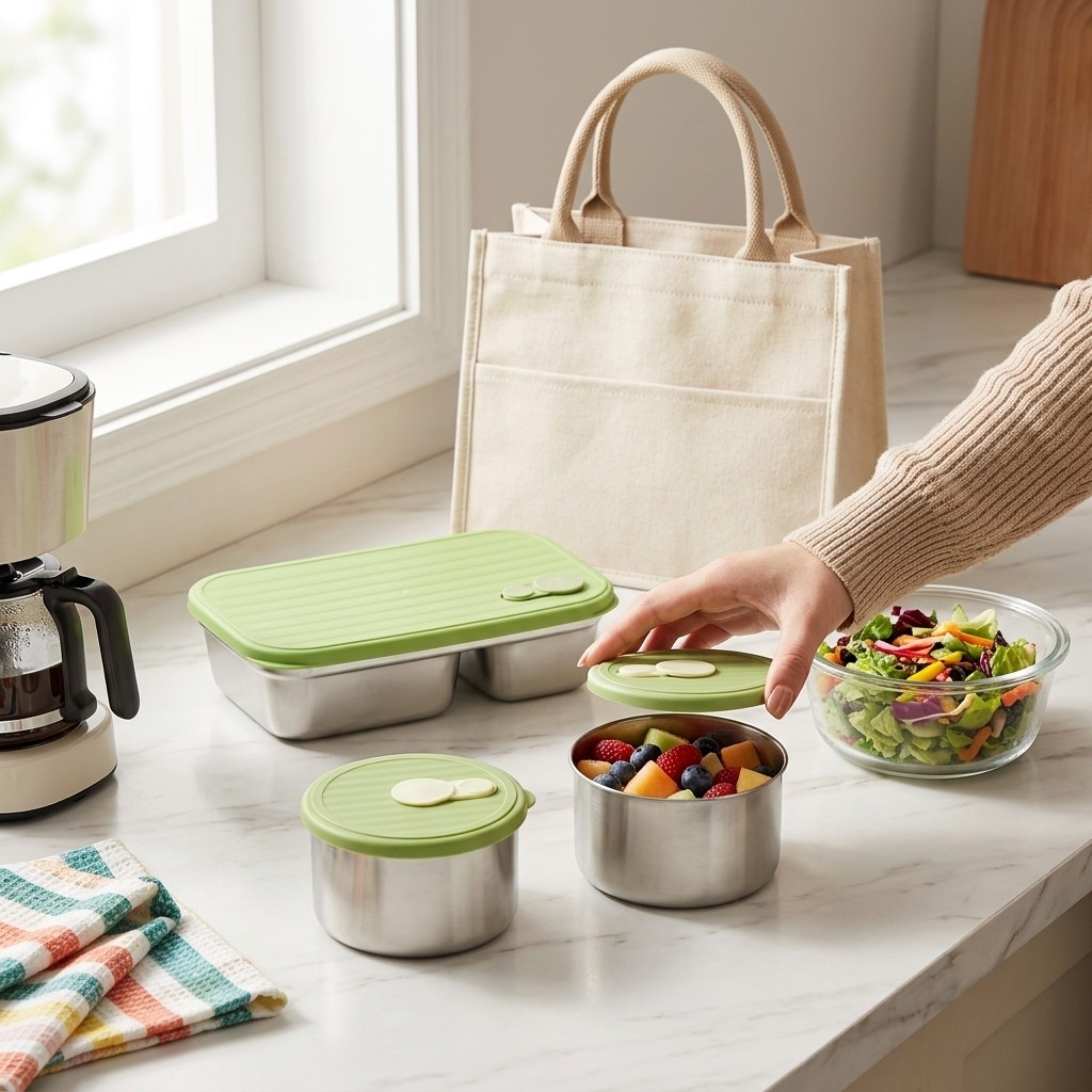 Microwave Safe 304 Stainless S - Meal Prep Lunch Boxes recensie en prijs