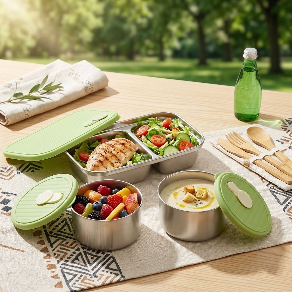 Microwave Safe 304 Stainless S - Meal Prep Lunch Boxes recensie en prijs