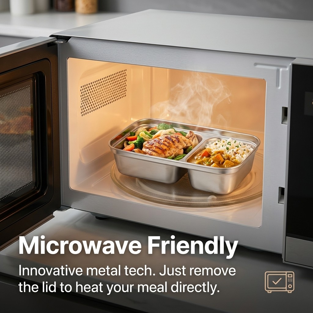 Microwave Safe 304 Stainless S - Meal Prep Lunch Boxes recensie en prijs