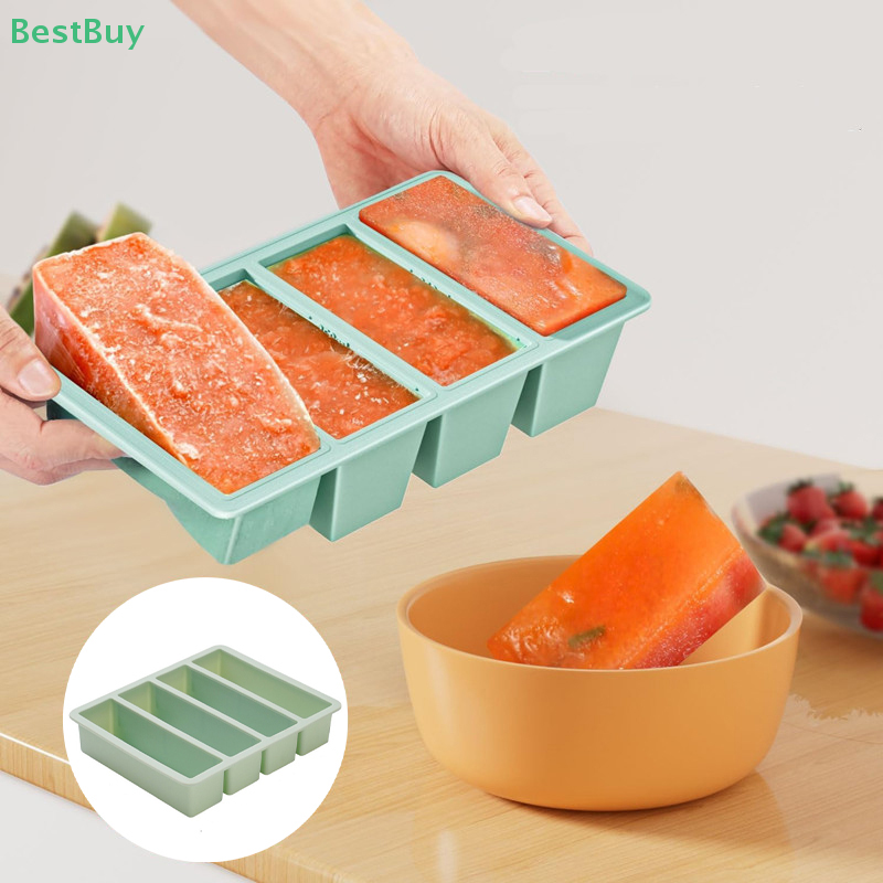 Silicone Freezer Molds With Li - Meal Prep Menu recensie en prijs