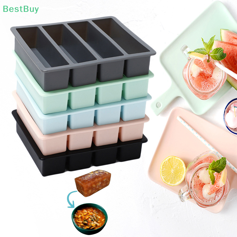 Silicone Freezer Molds With Li - Meal Prep Menu recensie en prijs