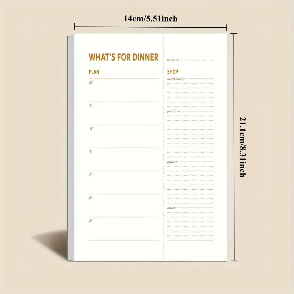1pc Daily Diet Plan Notebook,  - Meal Prep Menu recensie en prijs